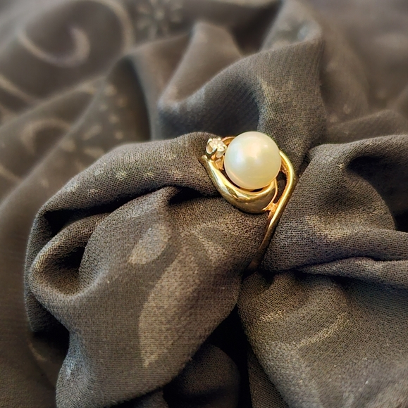 14k Peal Ring - Picture 4 of 4